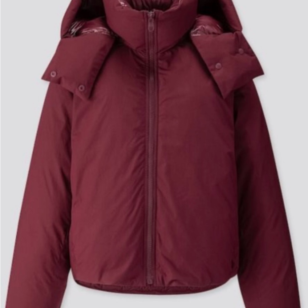 Uniqlo Maroon Quilted Jacket